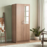 Armoire 2 portes Otis avec miroir et tiroir - Homeclara