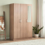 Armoire 3 portes Otis avec miroir et tiroir - Homeclara