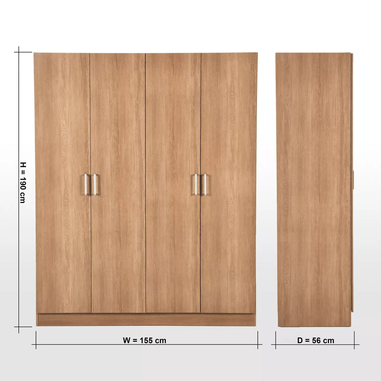 Armoire 4 portes Otis - Homeclara