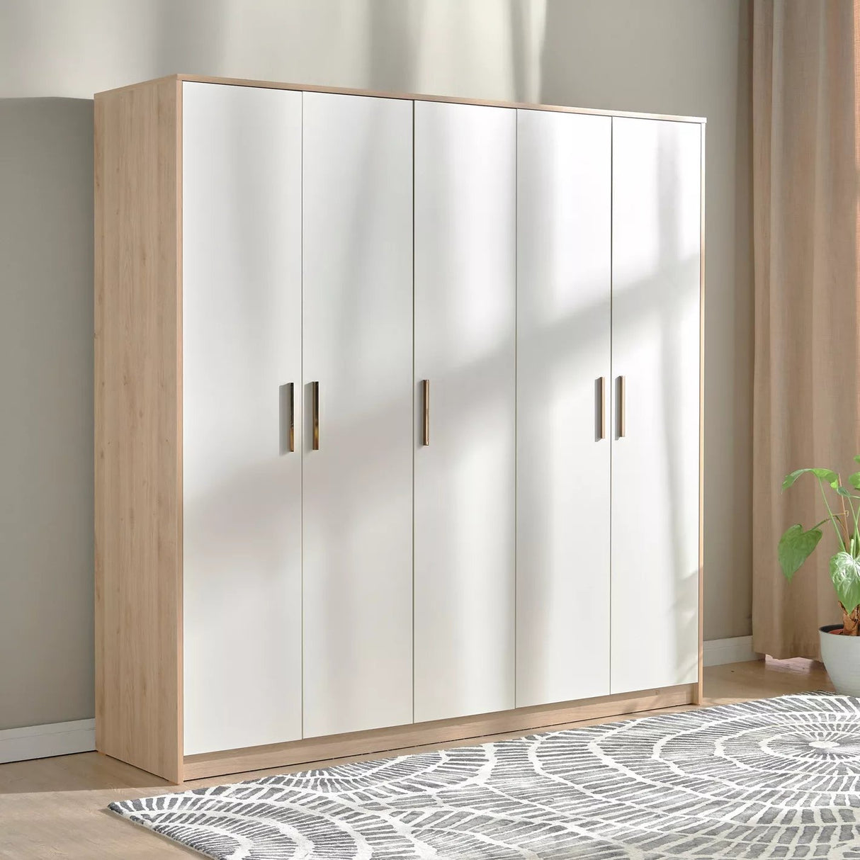 Armoire 5 portes Bursa - Homeclara