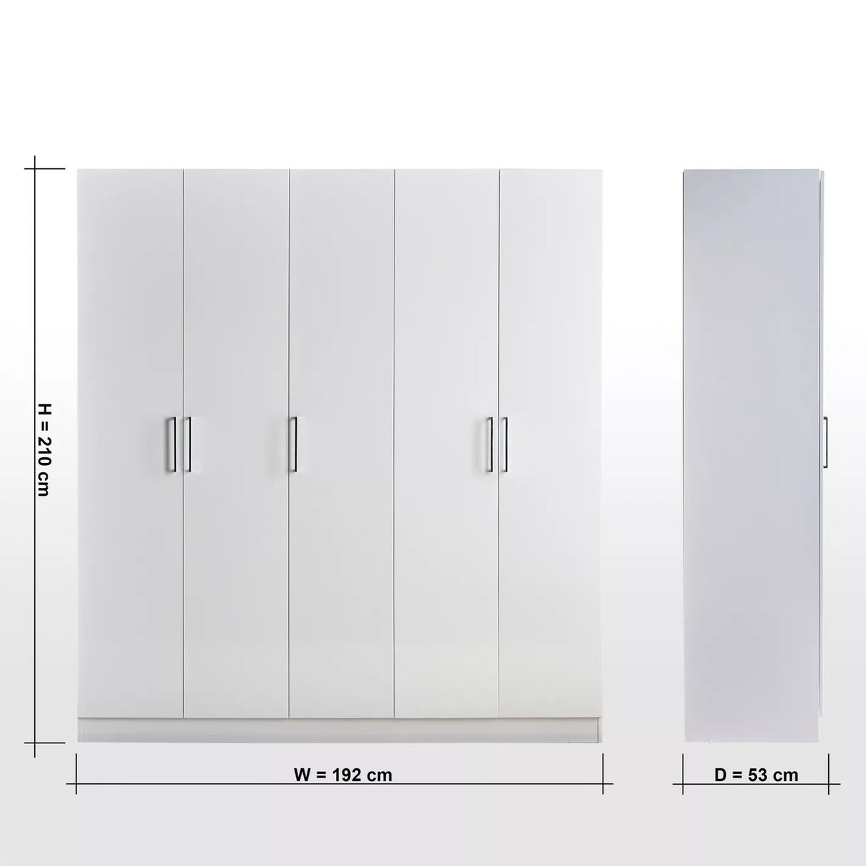 Armoire 5 portes Otis - Homeclara