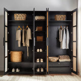 Armoire Artisanale 5 Portes - Homeclara