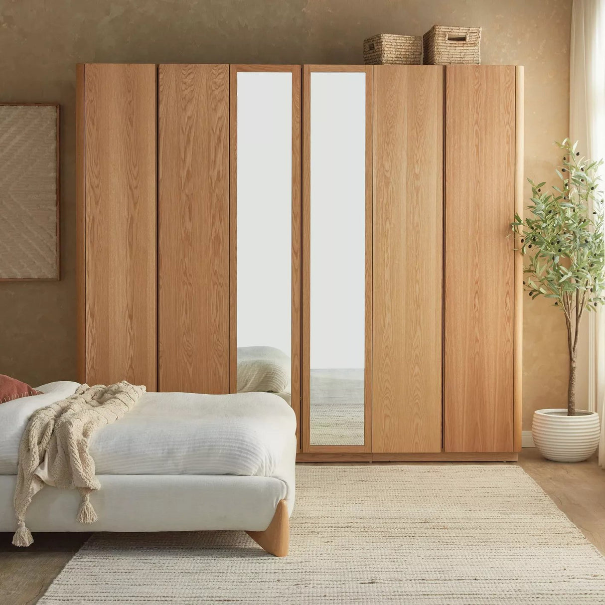 Armoire Nebulous 6 portes avec tiroirs - Homeclara