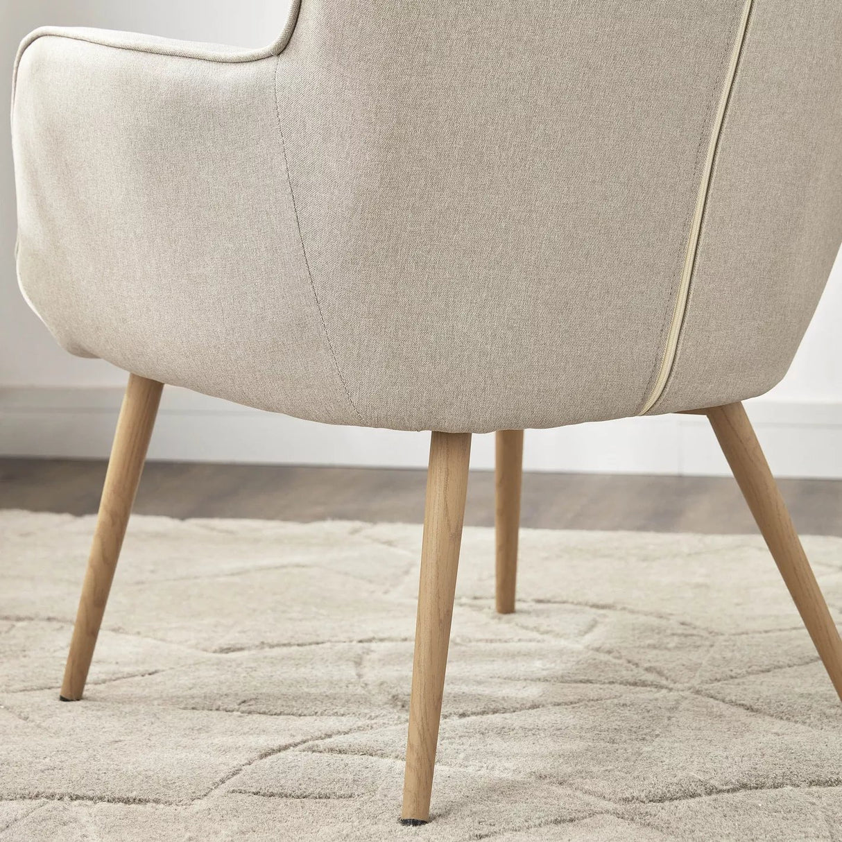 Fauteuil en tissu Rudnick - Homeclara