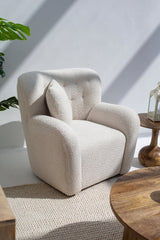 Fauteuil Sicily Boucle - Homeclara