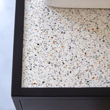 Meuble sous vasque en terrazzo et métal 140 cm - Homeclara