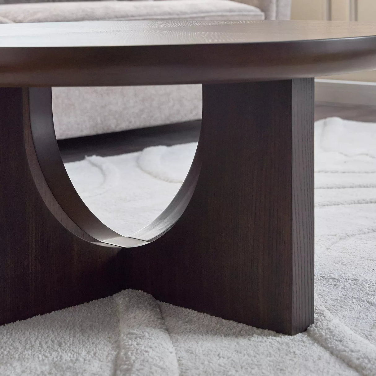 Table basse avec plateau en bois Arbon - Homeclara