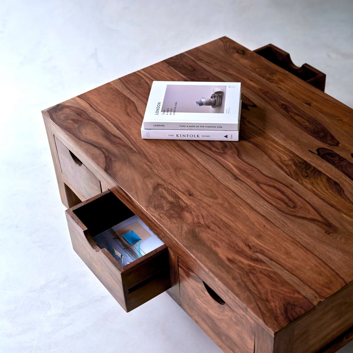 Table basse en palissandre massif - Homeclara